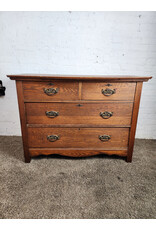 Antique Oak 4-drawer Dresser