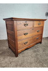 Antique Oak 4-drawer Dresser