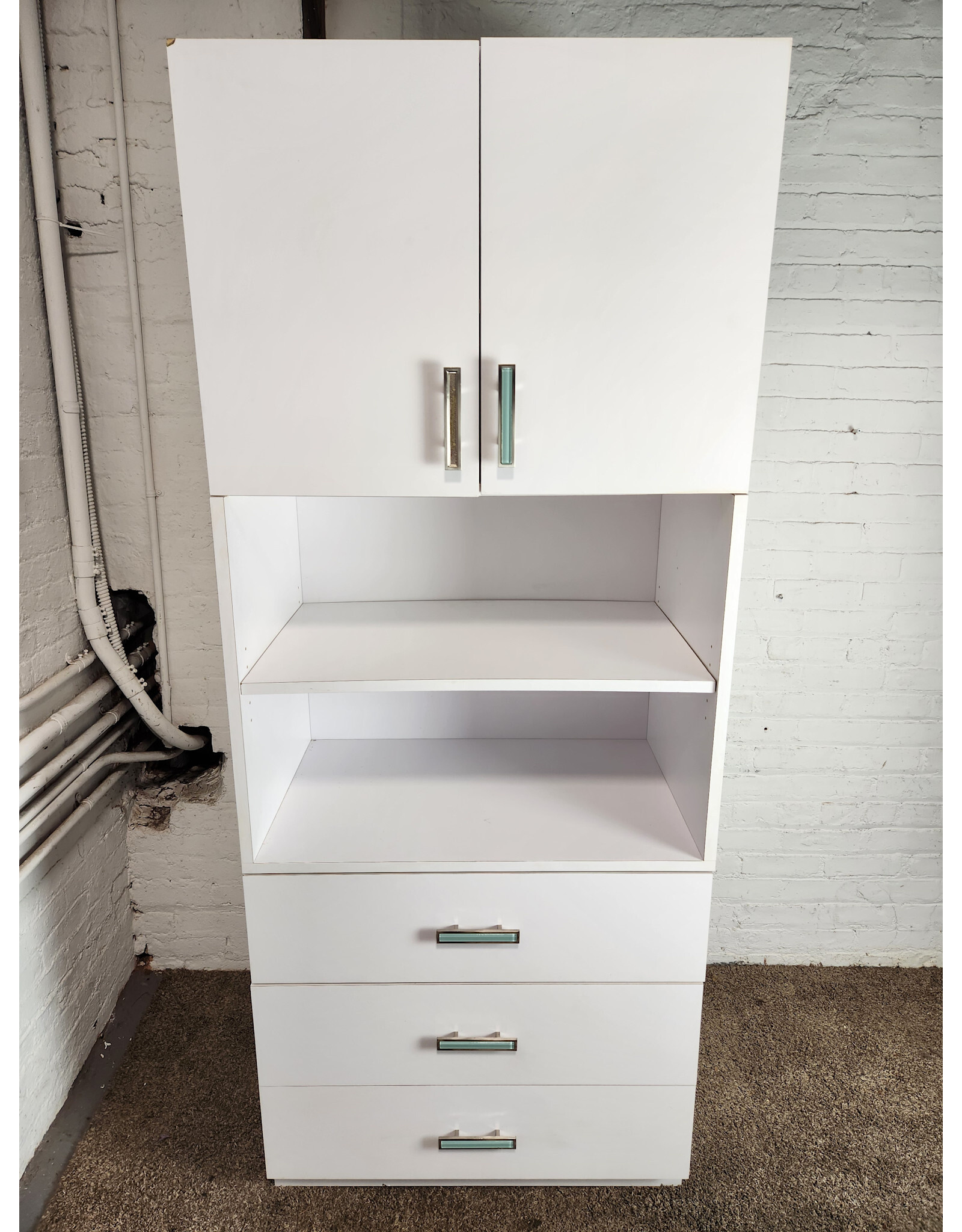 White Office Storage Cabinet