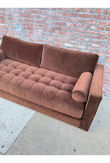 Article Sven Modern Tufted Velvet Sofa Bed by Article in that Plush Pacific Brown
