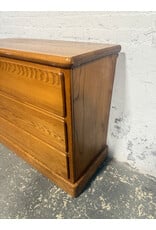 Lite Brown 3-Drawer Chest of Drawers