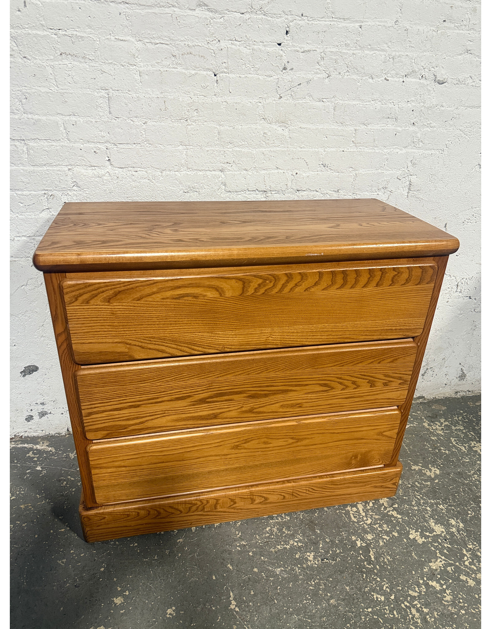 Lite Brown 3-Drawer Chest of Drawers