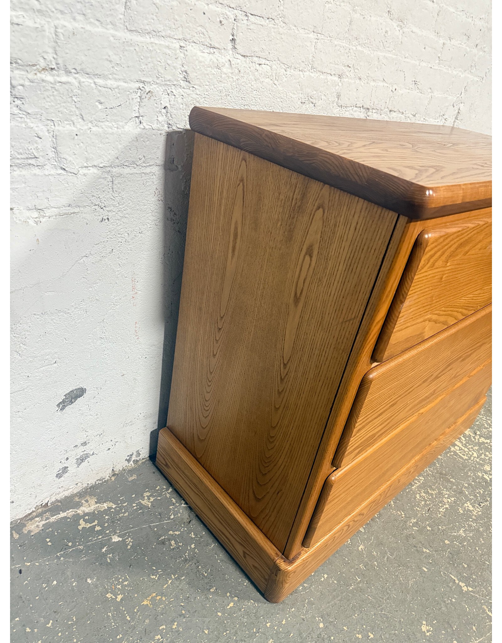 Lite Brown 3-Drawer Chest of Drawers