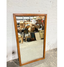 Rectangular Hanging Wood Frame Mirror