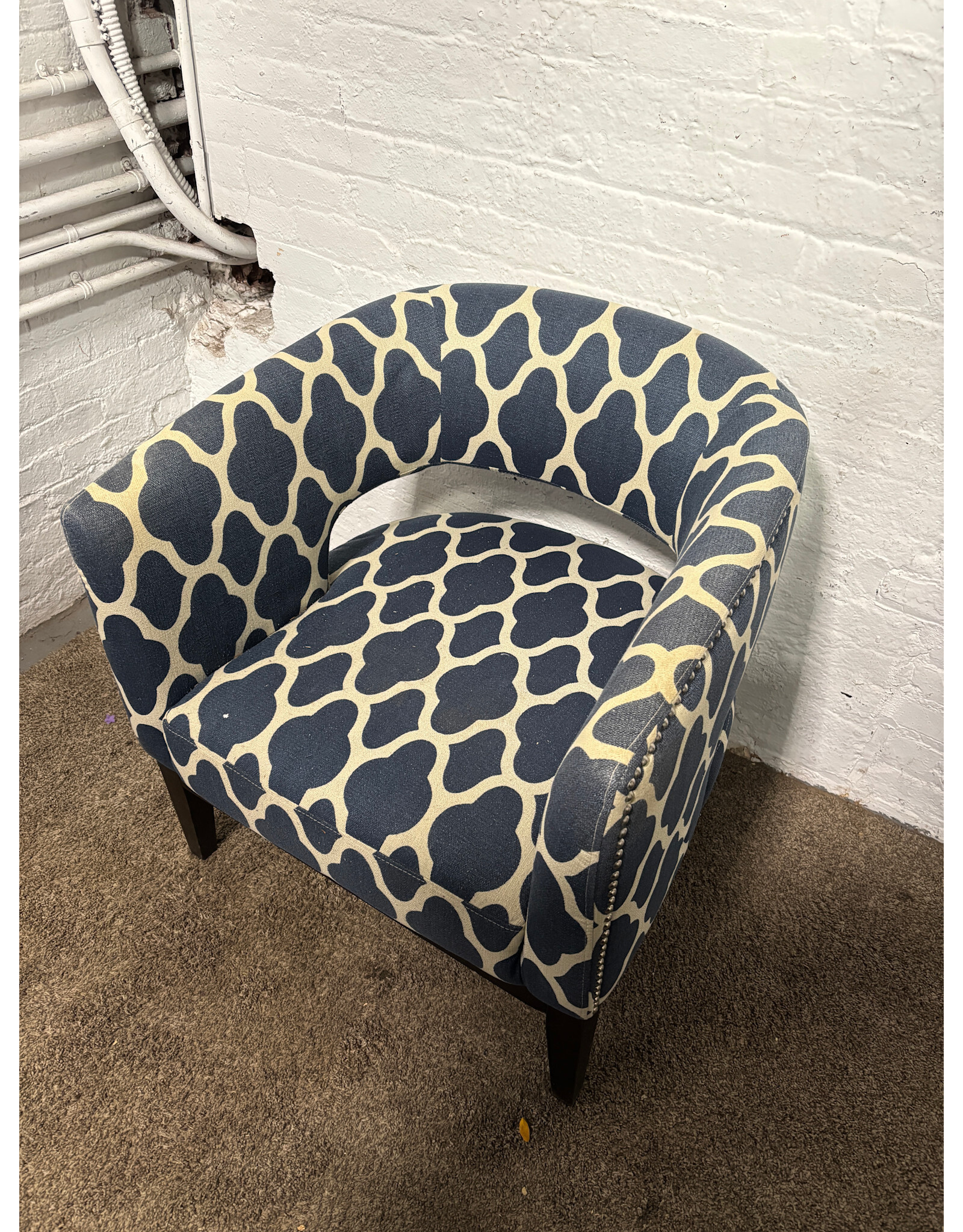 Patterned Accent Chair