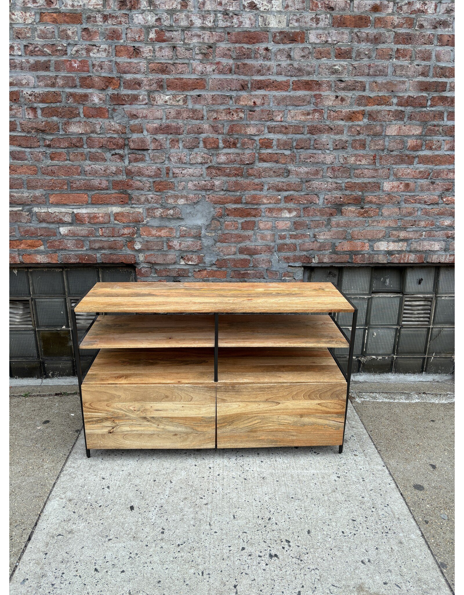 West Elm Industrial Modular Media Console