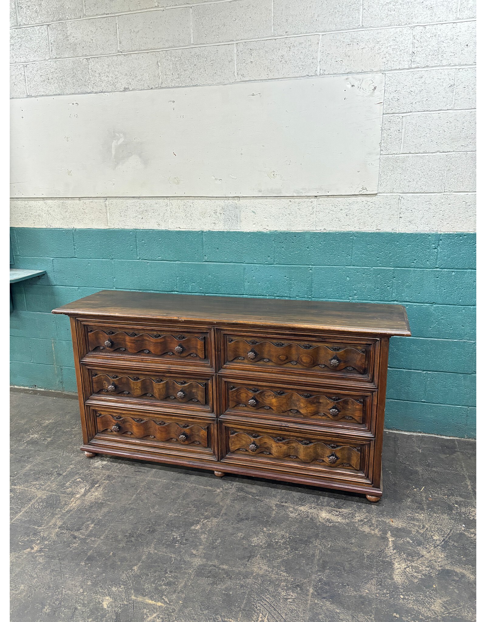 Carved Front Dresser