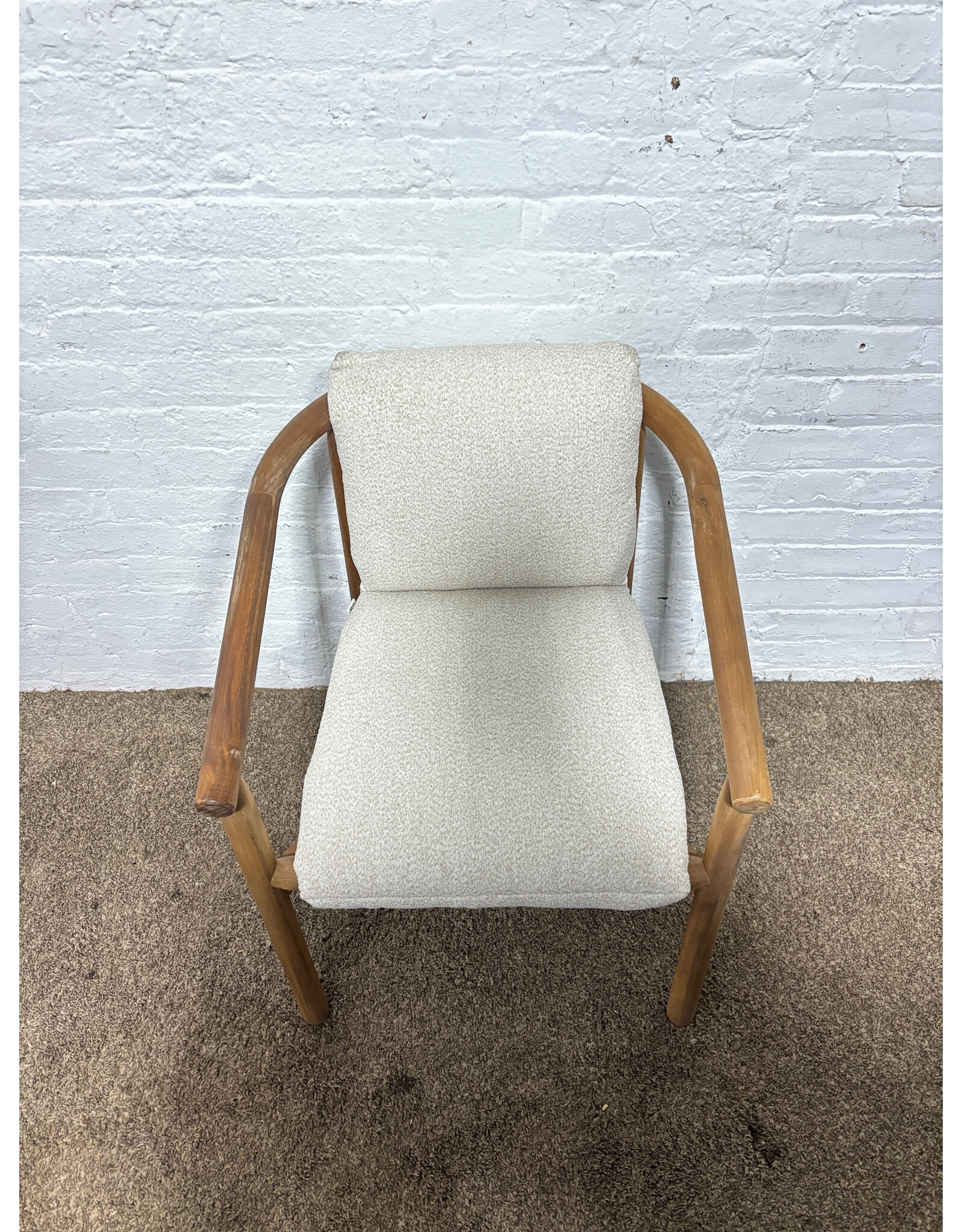 Baron Solid Rubber Wood Arm Chair