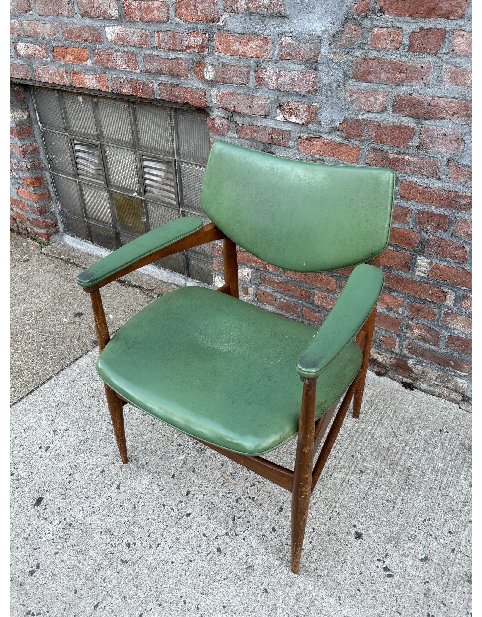 Green Mid Century Armchair