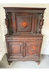 Jacobean-Style Oak Hutch or Court Cupboard