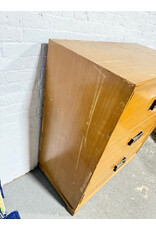 Vintage Mcm Blonde 6 Drawer Chest Dresser