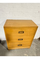 Vintage Mcm Blonde 6 Drawer Chest Dresser