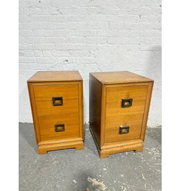 Vintage Mcm Blonde4 Drawer Nightstand