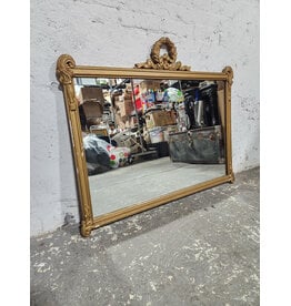 Vintage Hollywood Regency Style Carved Hanging Mirror