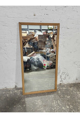 MCM Rectangular Wooden Hanging Mirror
