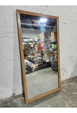 MCM Rectangular Wooden Hanging Mirror