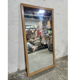 MCM Rectangular Wooden Hanging Mirror