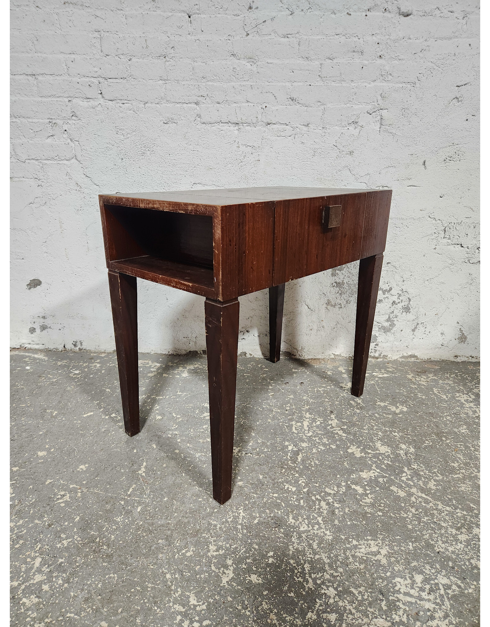 Vintage Wooden Single Drawer Side Table