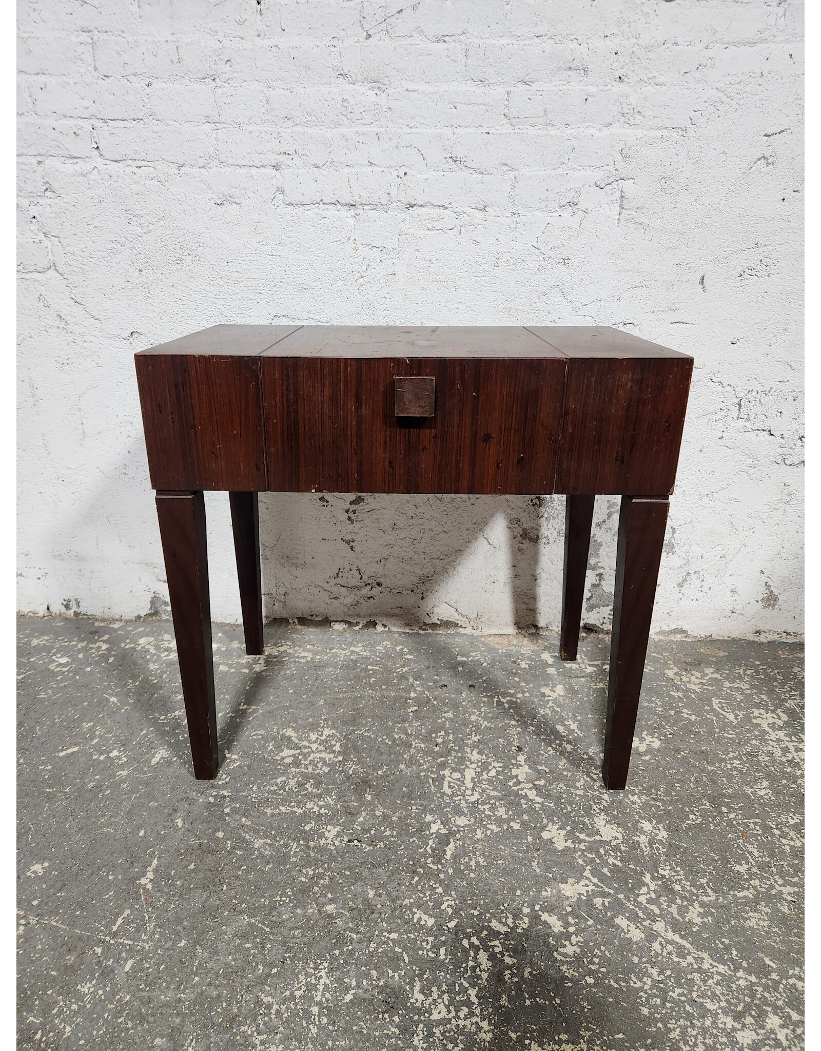 Vintage Wooden Single Drawer Side Table