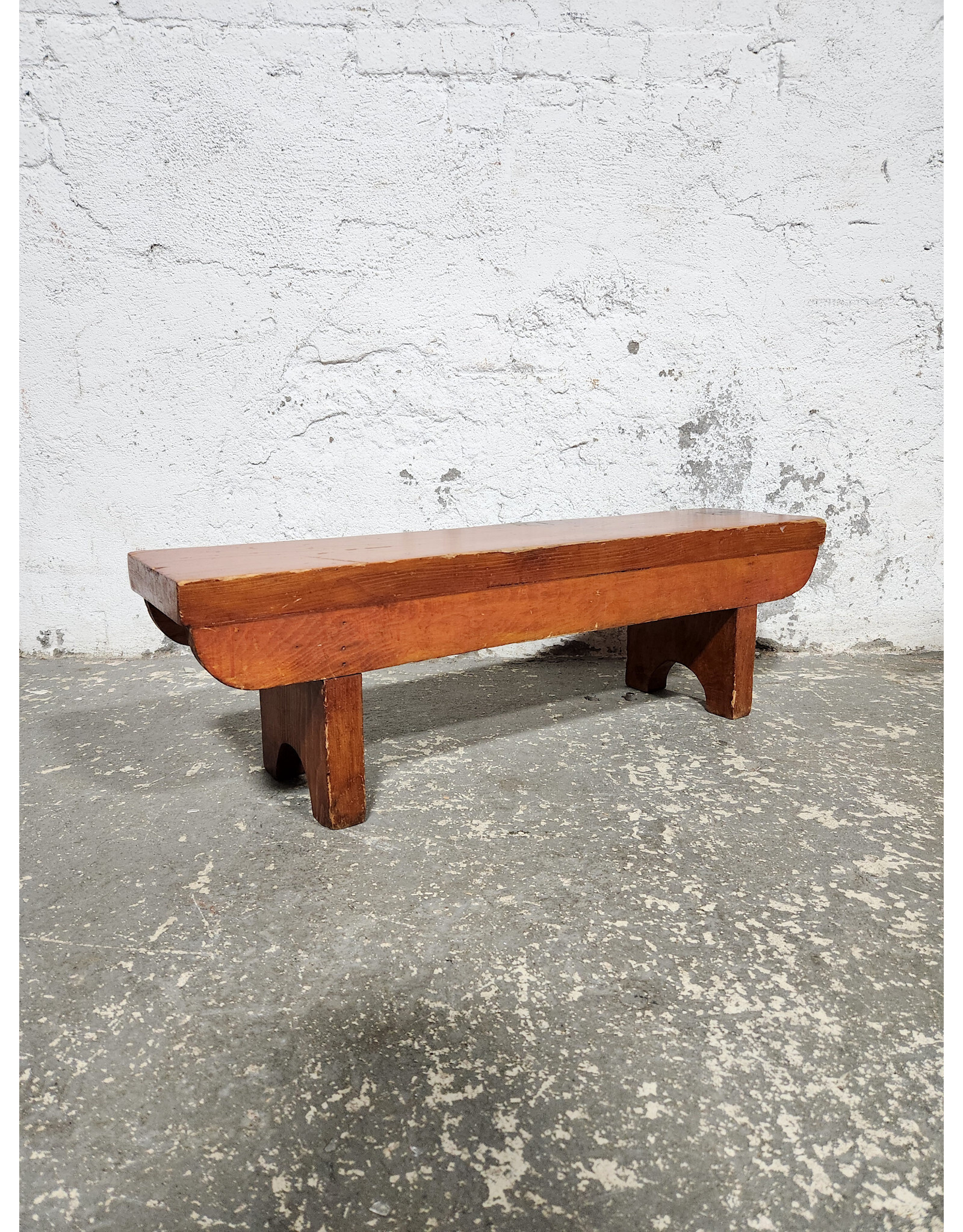 Vintage Primitive Wooden Bench