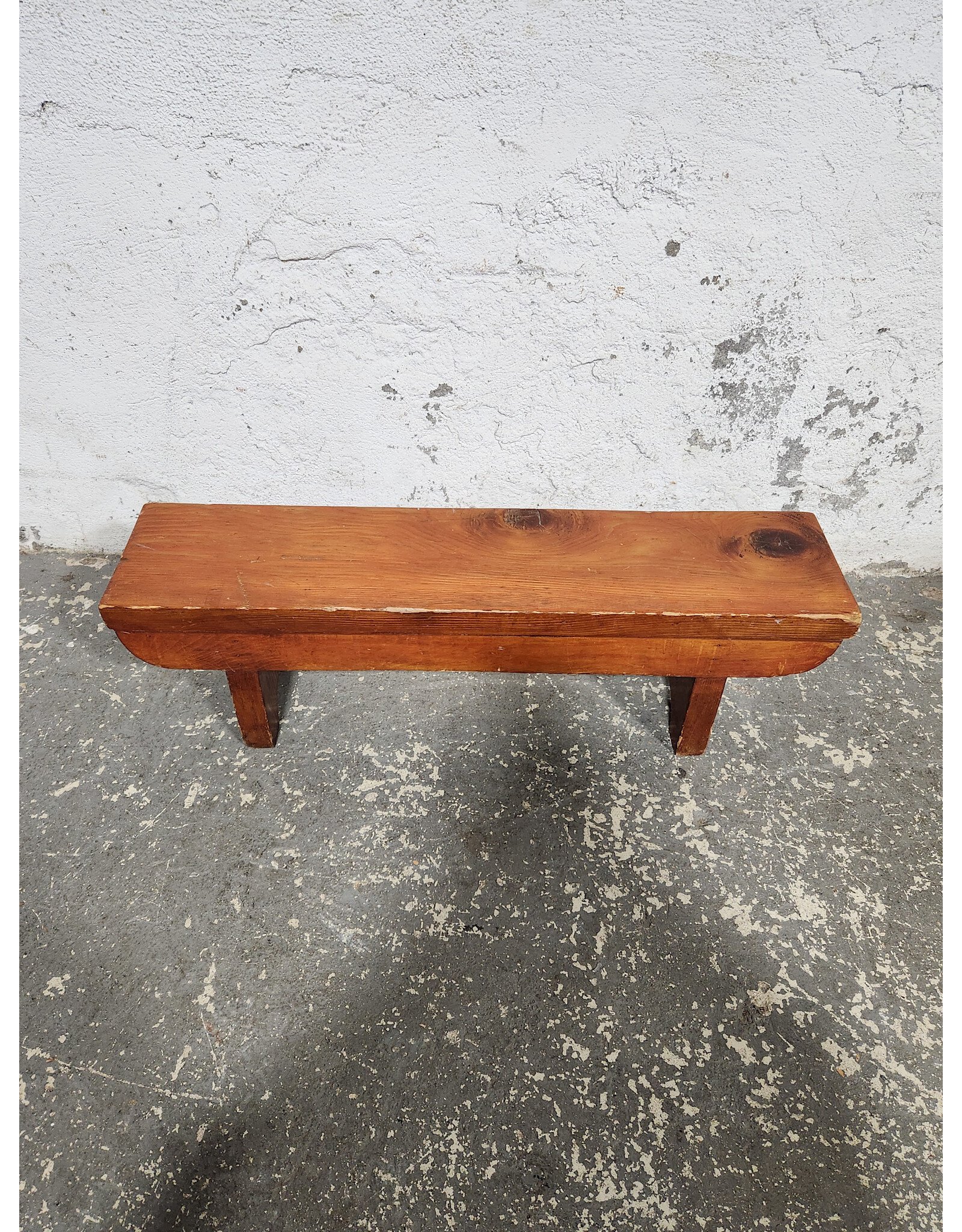 Vintage Primitive Wooden Bench