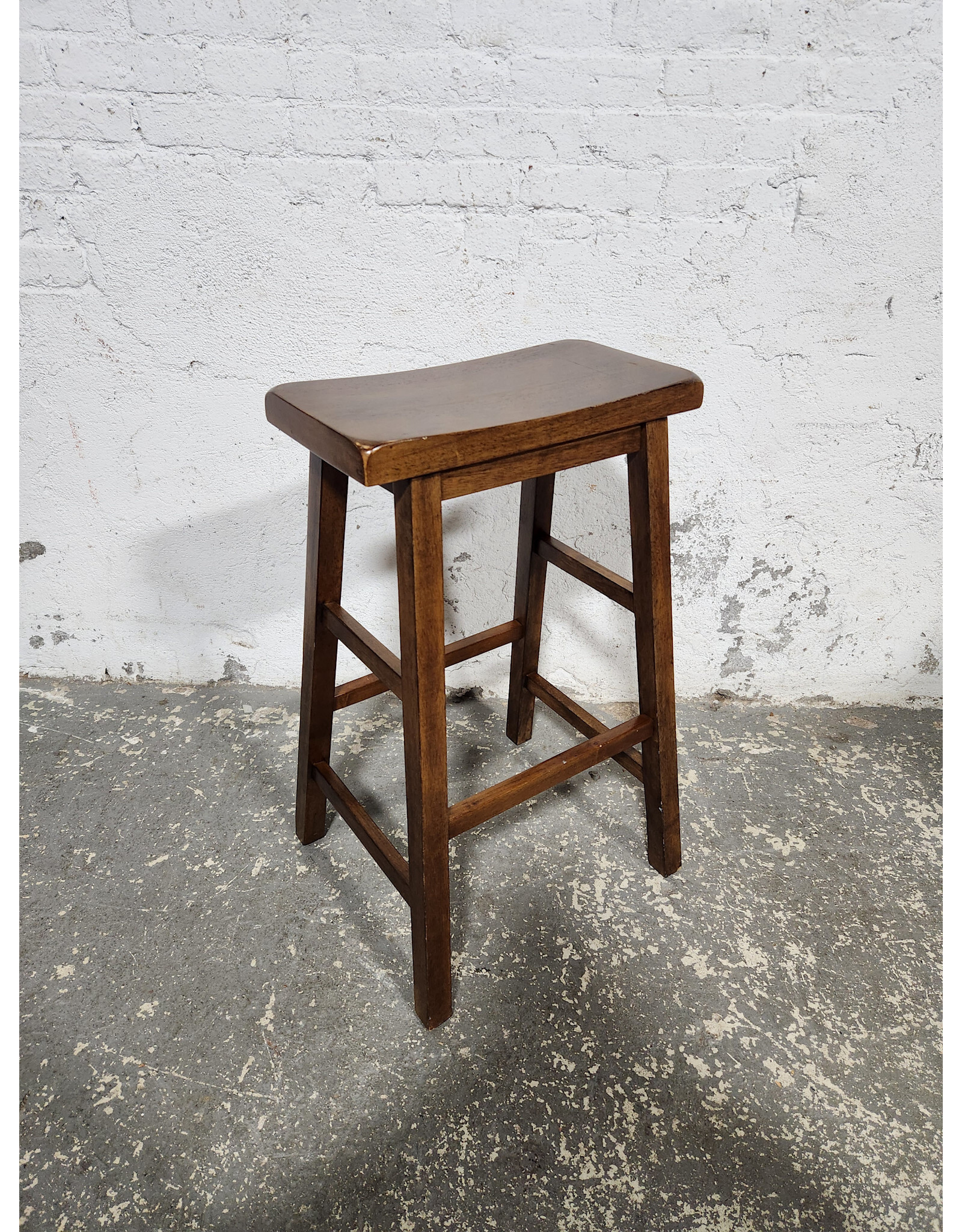 Wooden Farmhouse Stool
