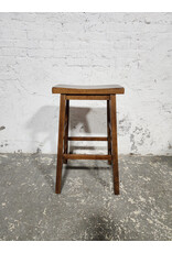 Wooden Farmhouse Stool