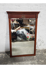 Vintage Bombay Company Cherry Trumeau Beveled Hanging Mirror