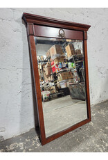 Vintage Bombay Company Cherry Trumeau Beveled Hanging Mirror