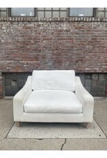 Two Seater White Loveseat