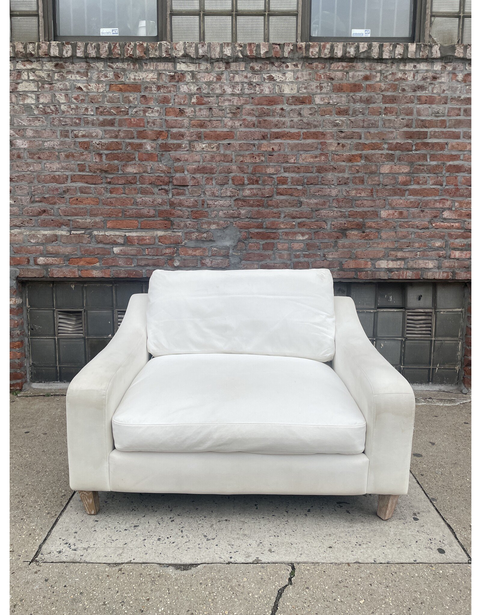 Two Seater White Loveseat
