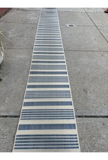 Safavieh Courtyard Beige Blue Runner Rug