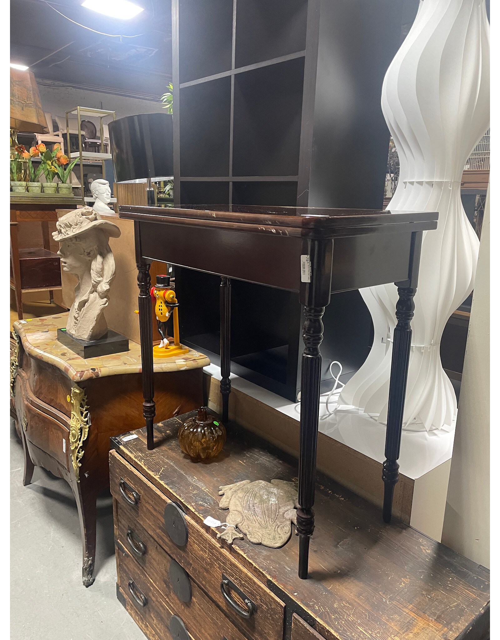 Brown Console to Dining Table
