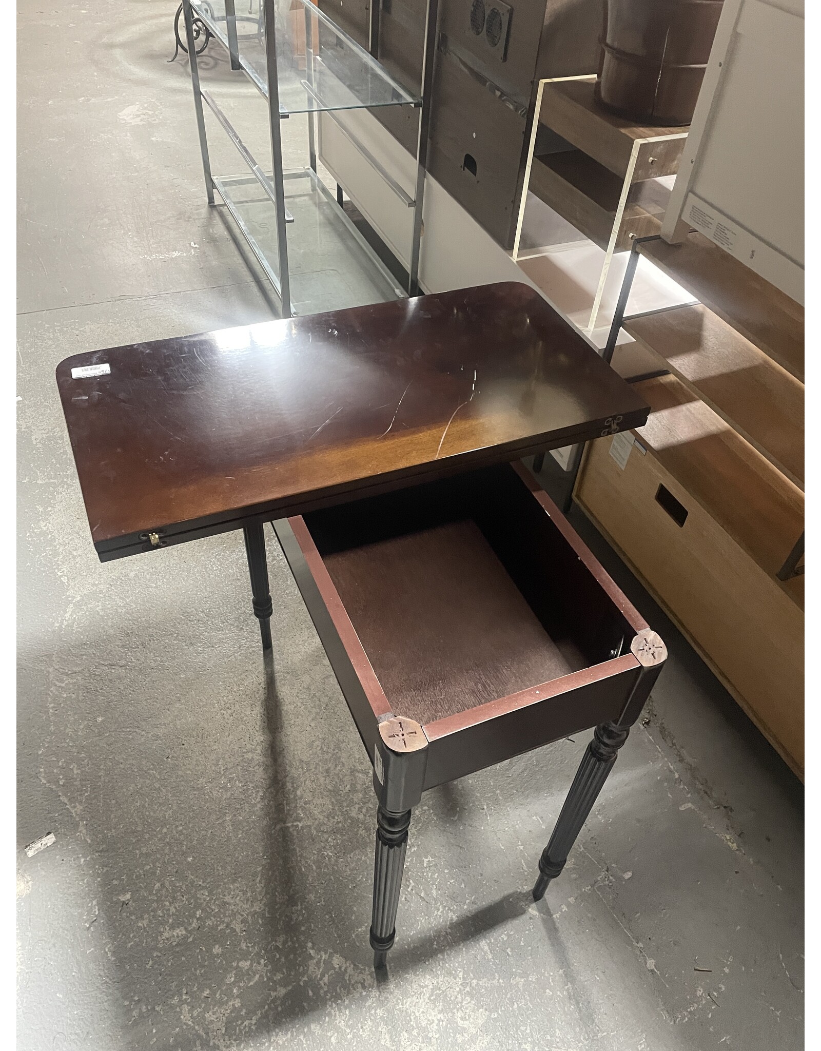 Brown Console to Dining Table