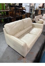 White Leather Sofa