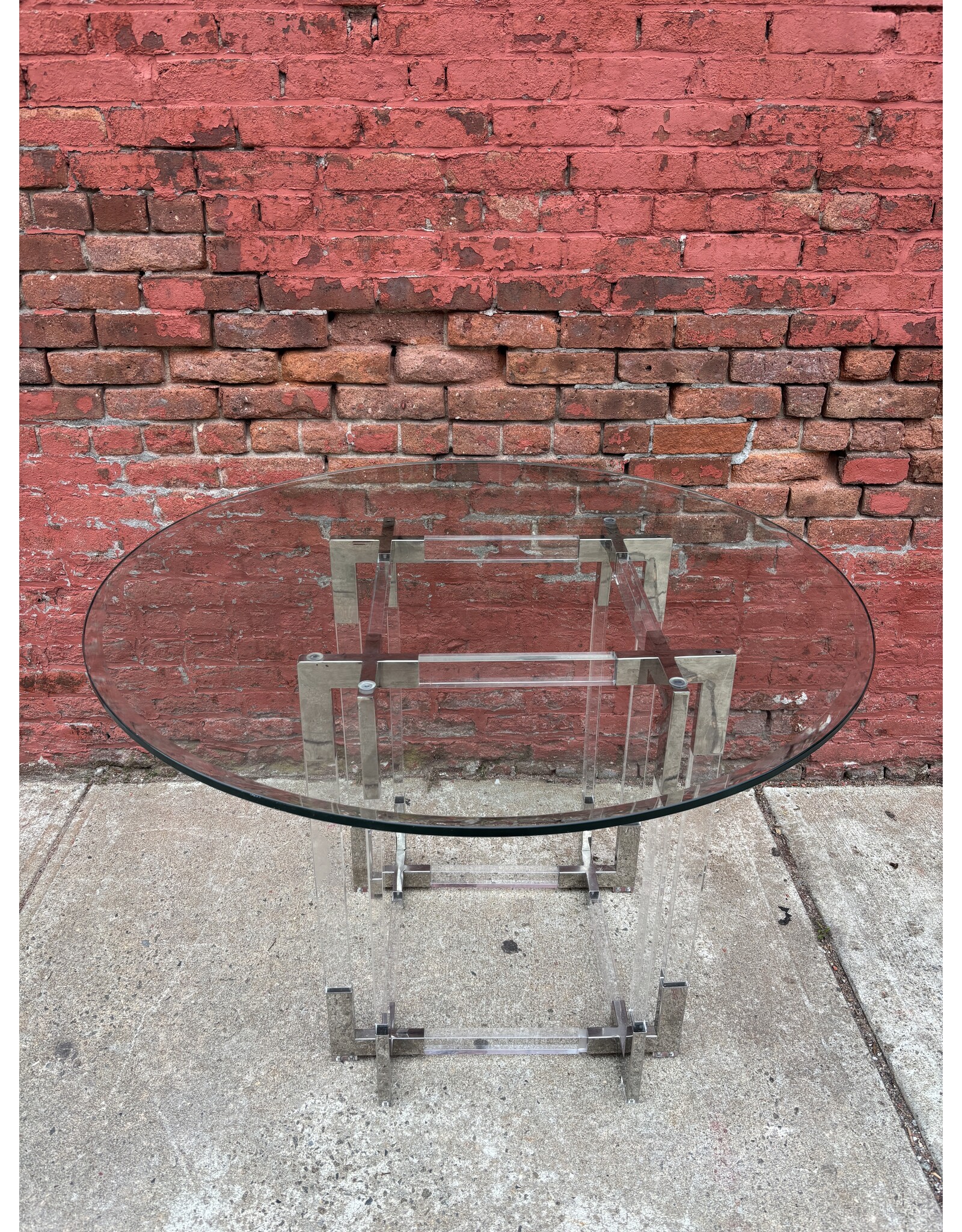 Mid Century Modern Glass Table