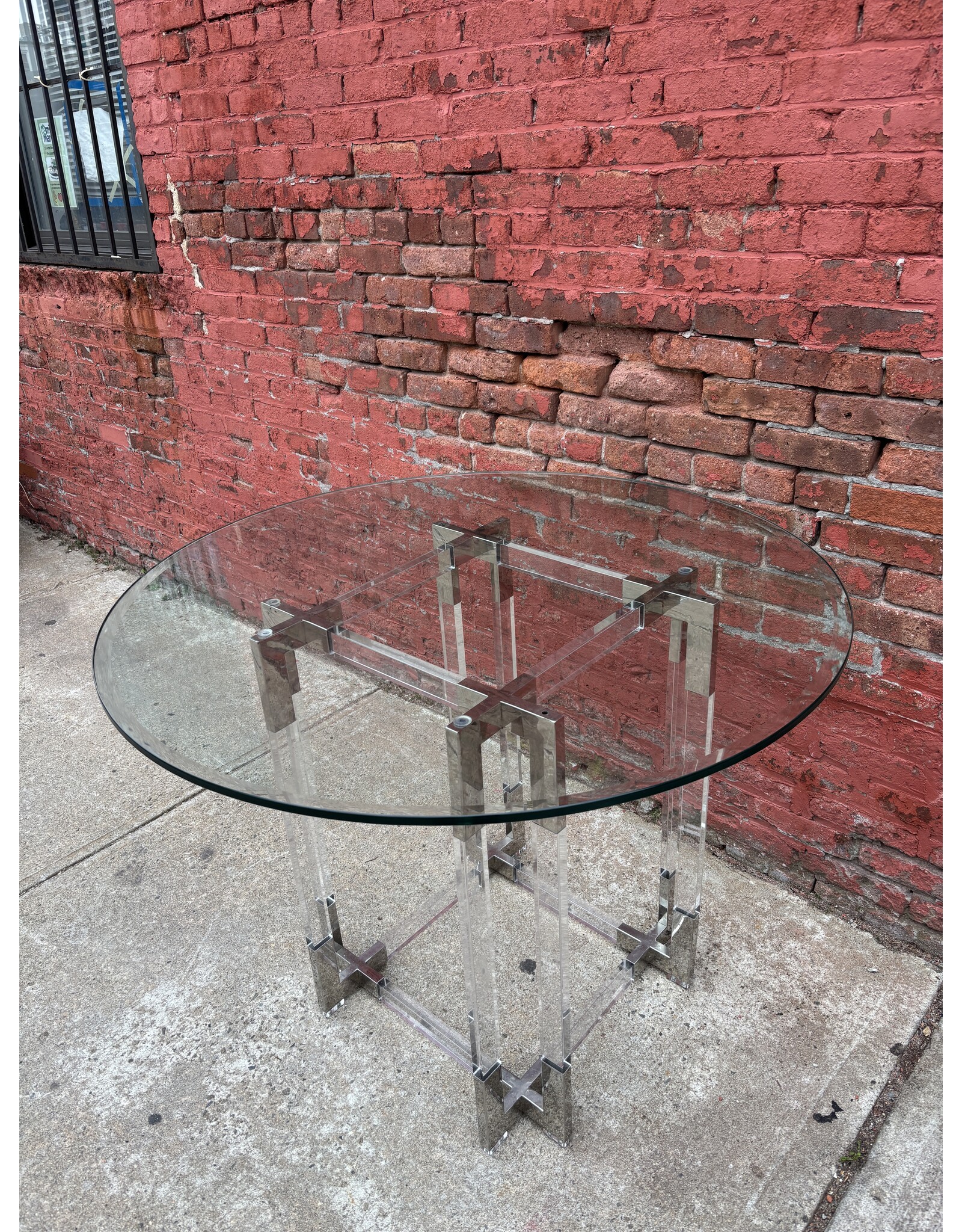 Mid Century Modern Glass Table