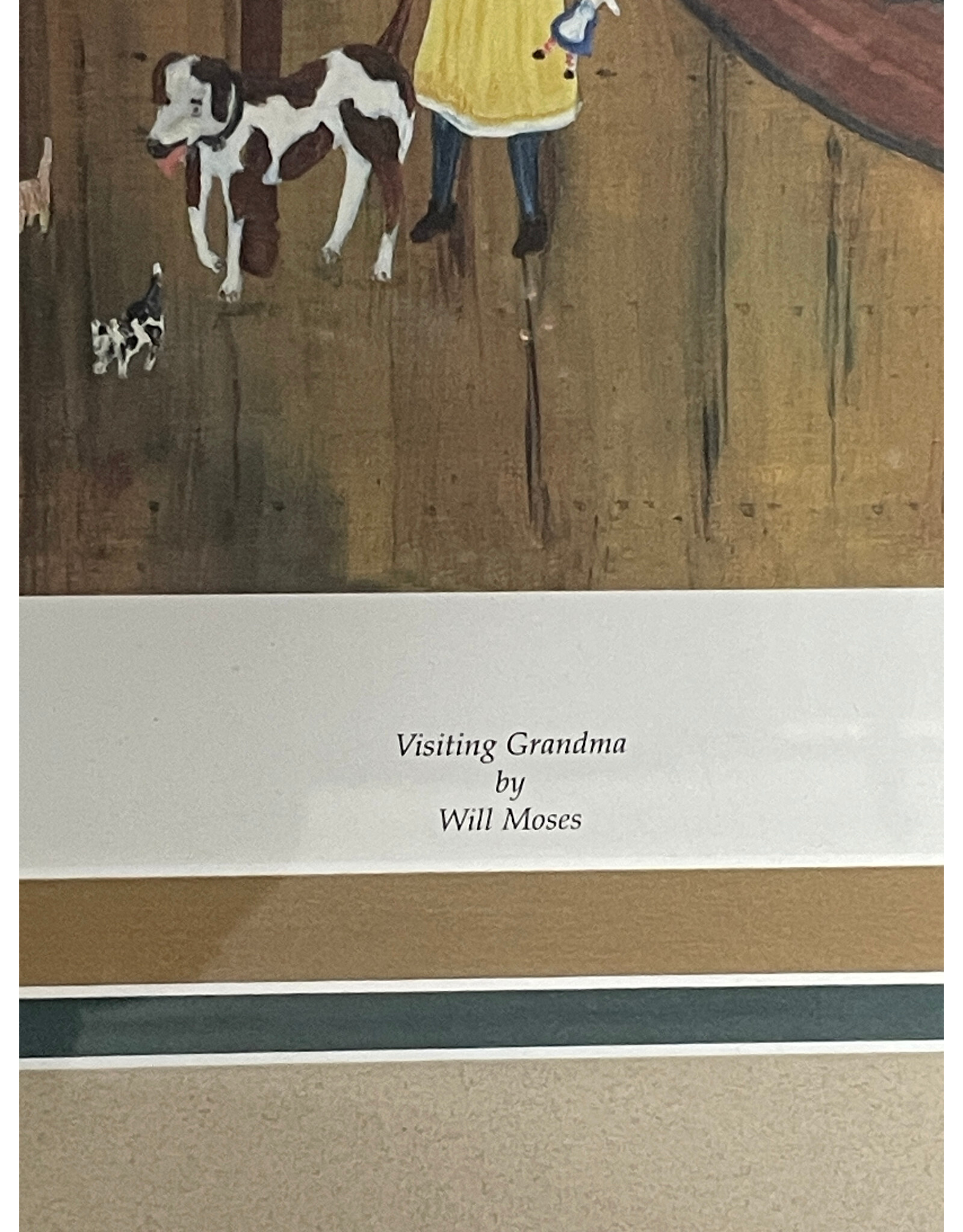 Visiting Grandma by Will Moses, Ed. 474/1000 Framed Print