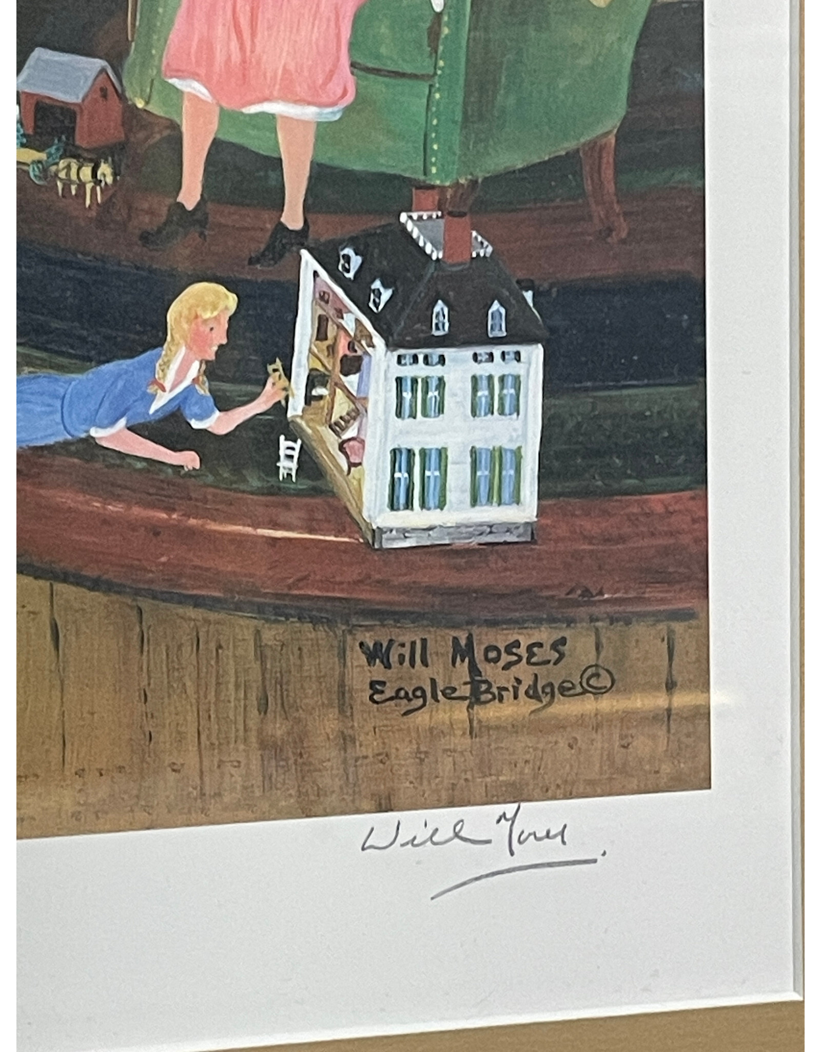 Visiting Grandma by Will Moses, Ed. 474/1000 Framed Print