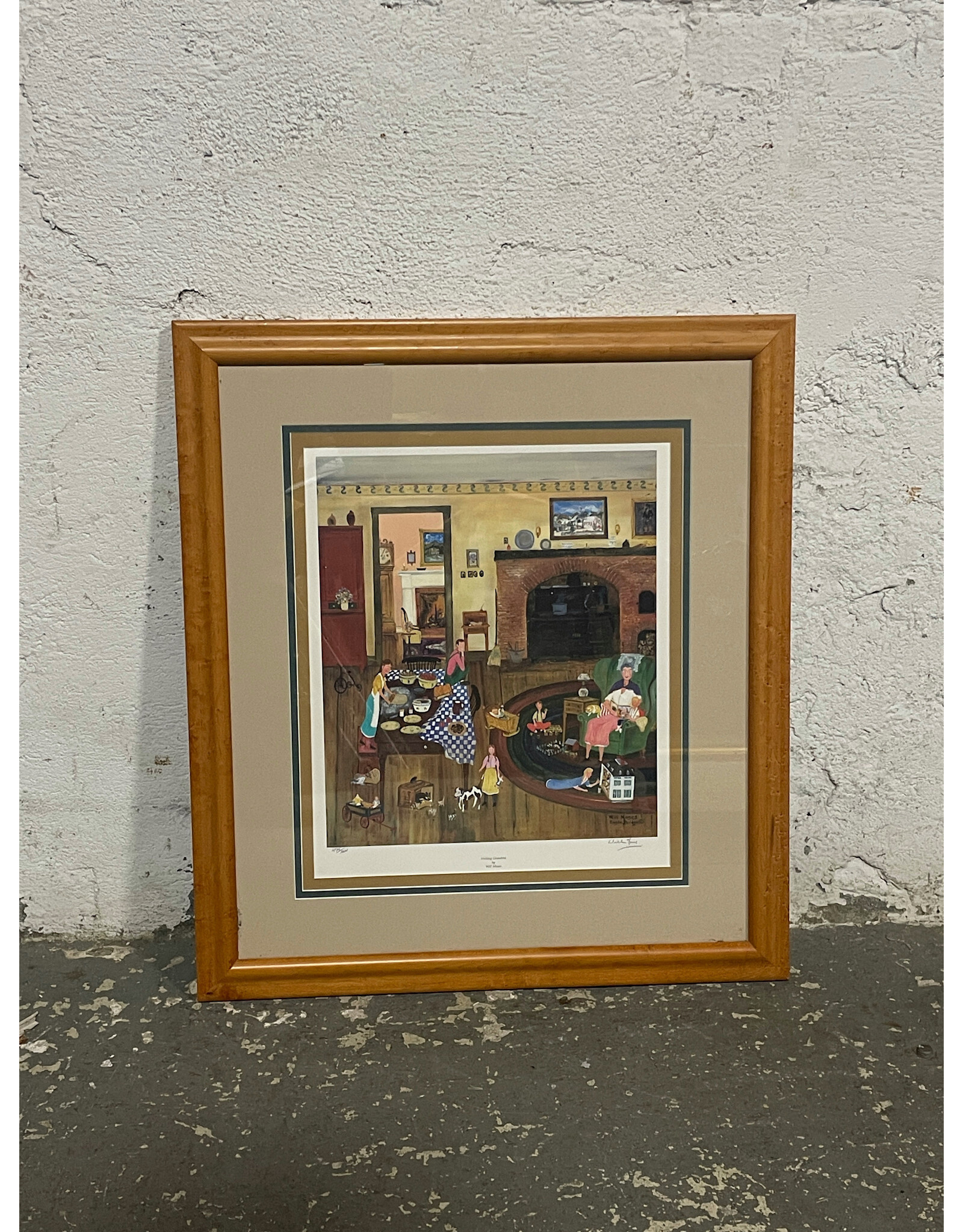 Visiting Grandma by Will Moses, Ed. 474/1000 Framed Print