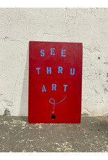 People Watching, Acrylic Paint on Wooden Board