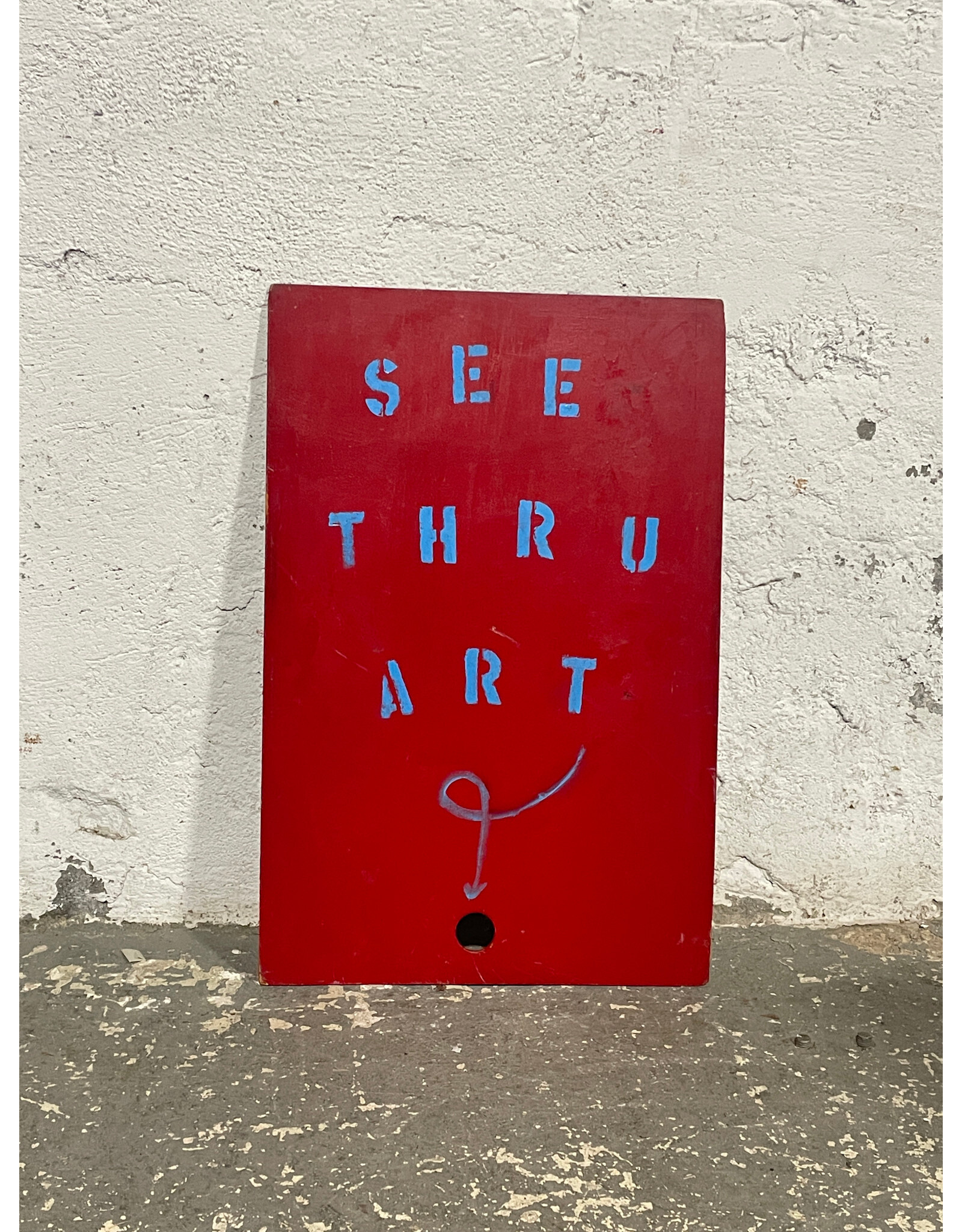 People Watching, Acrylic Paint on Wooden Board