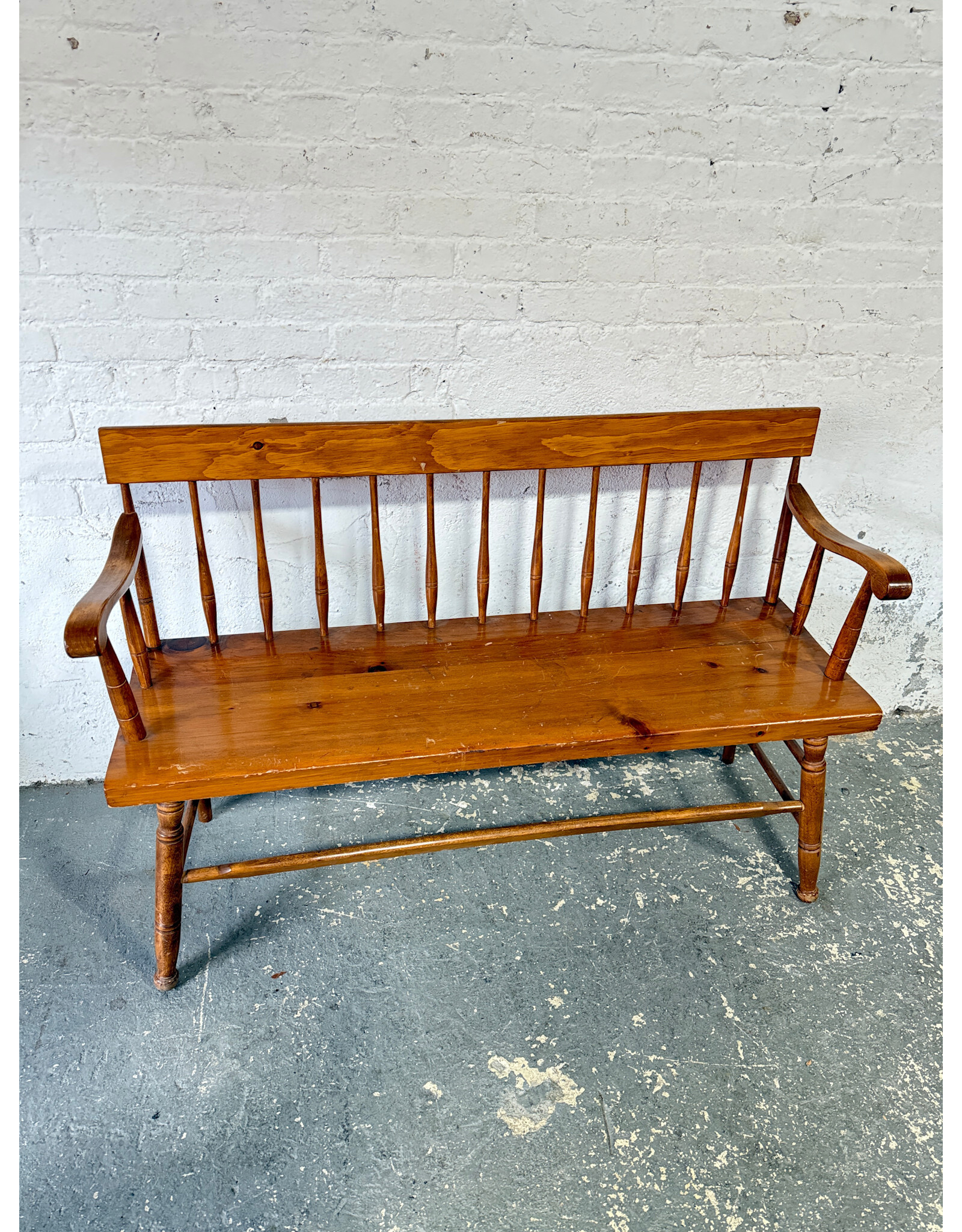 Vintage Style Wooden Bench