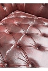 High Point Dark Cherry Poly Two Seater Loveseat