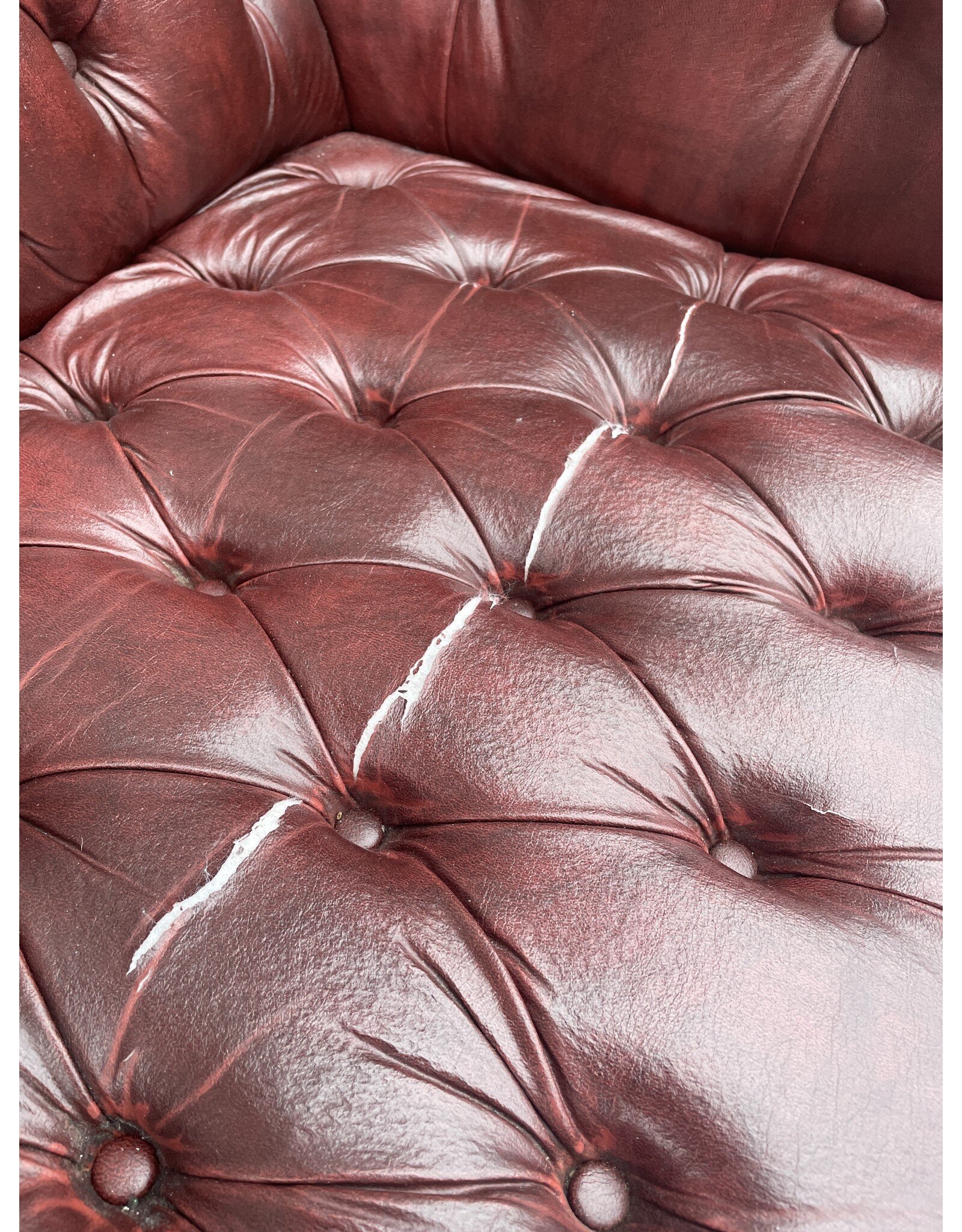 High Point Dark Cherry Poly Two Seater Loveseat