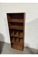 Mid-Century Walnut Hardwood Bookshelf