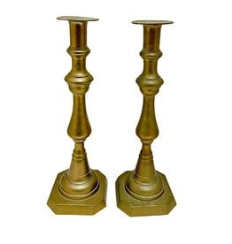 Pair of Vintage Brass Candlesticks