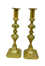 Pair of Vintage Brass Candlesticks