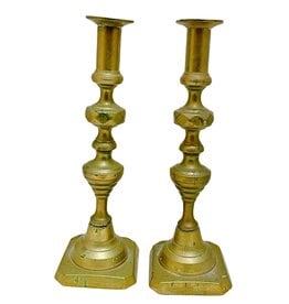 Pair of Vintage Brass Candlesticks