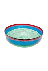 Vintage DKL Studio Art Glass Center Bowl